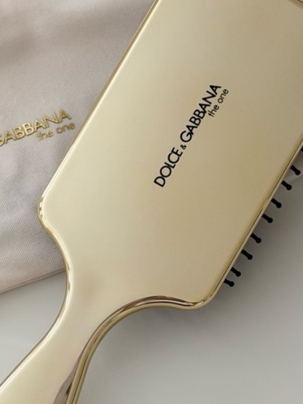Dolce & Gabbana Gold Paddle Hair Brush